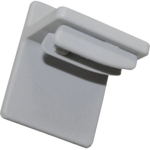 Grauer Schöner Wohnen Klebeträger für Plissees, einfache Montage ohne Bohren.