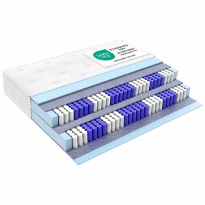 Matratzen Perfekt Boxspringmatratze Terra Med Box 160 x 200 cm H5 Doppelfederkernmatratze 7 Zonen 33 cm Höhe Integriertem Topper