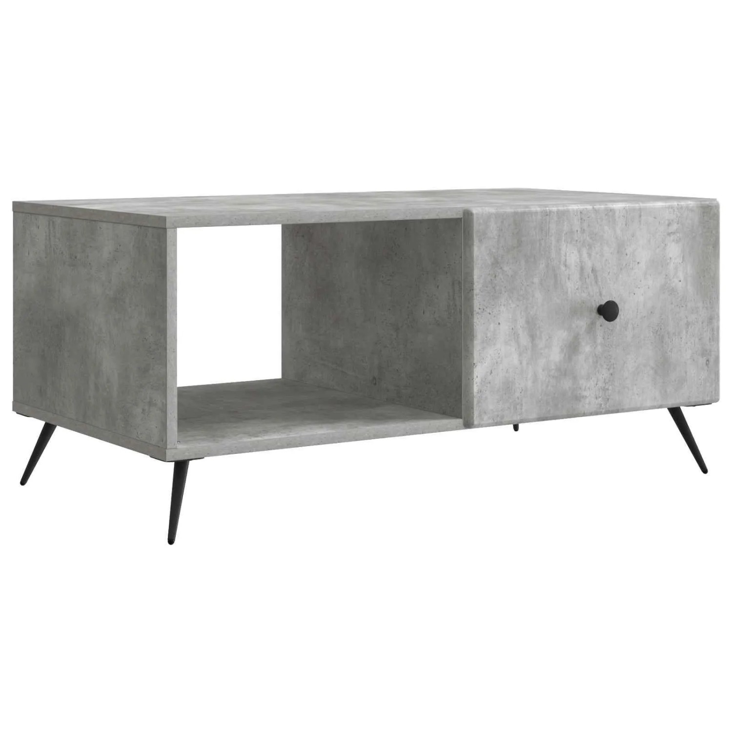 vidaXL Couchtisch Betongrau 90 x 50 x 40 cm Holzwerkstoff 895648