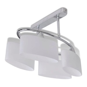 vidaXL Beleuchtung Decken Leuchte Lampe Deckenlampe 4 x E14 240988