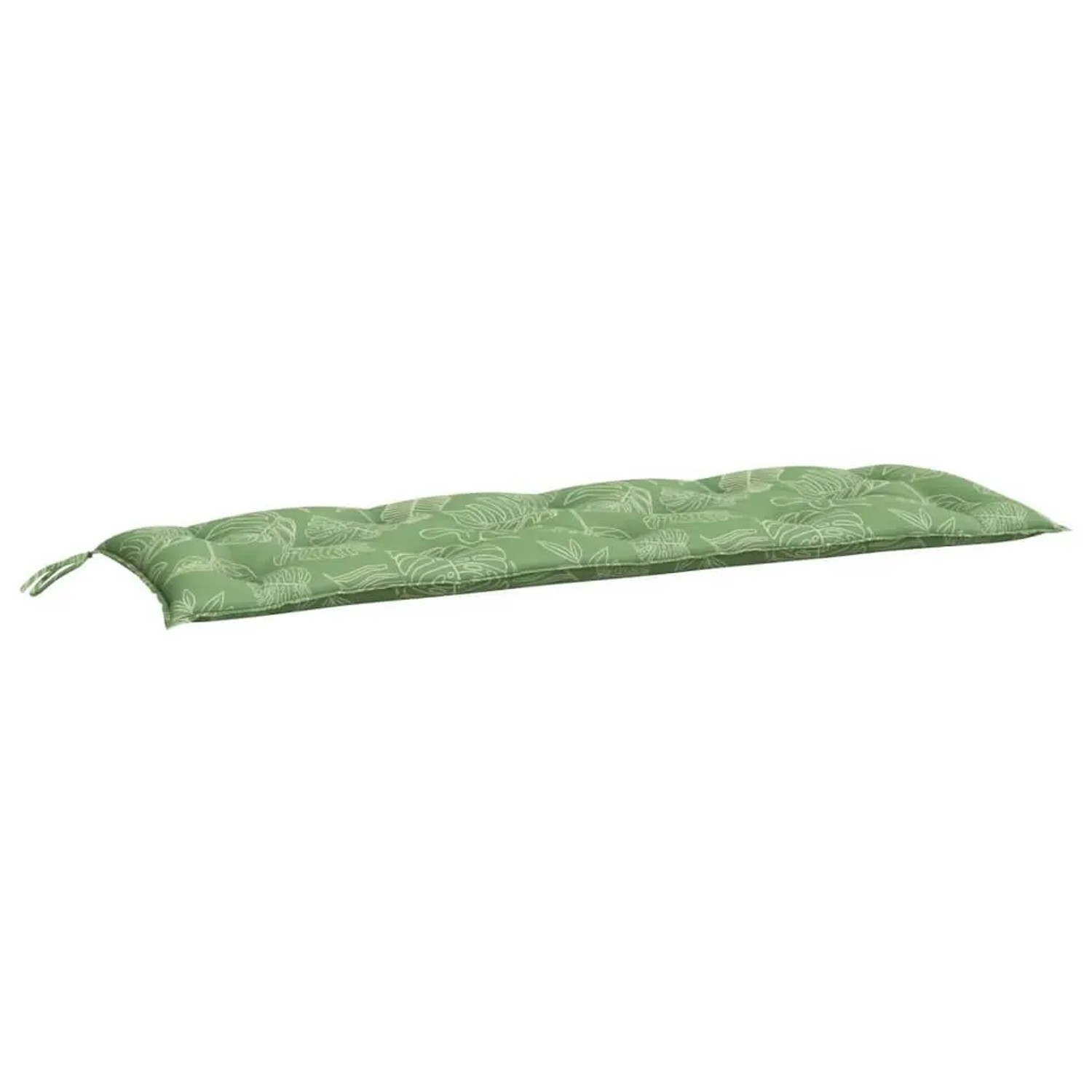 vidaXL Gartenbank-Auflage Blattmuster 150x50x7 cm Oxford-Gewebe 361618