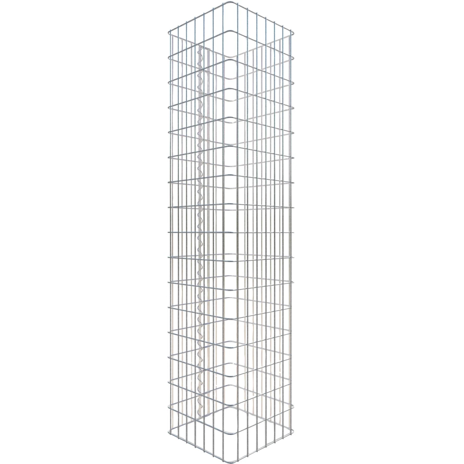 Gabiona Gabionen-Säule eckig 160 x 37 x 37 cm Maschenw 5 x 10 cm