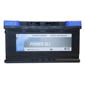 Cartec Starterbatterie Power SLI 95 AH/800 A für PKW und SUV.
