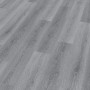 Click-Vinylboden Kellerwald Eiche, graue Holzoptik, für Feuchträume geeignet.