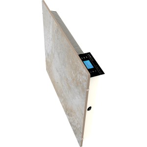 Wand-Stein-Radiator Marble, elektrische Heizung mit digitalem Display und Timer.