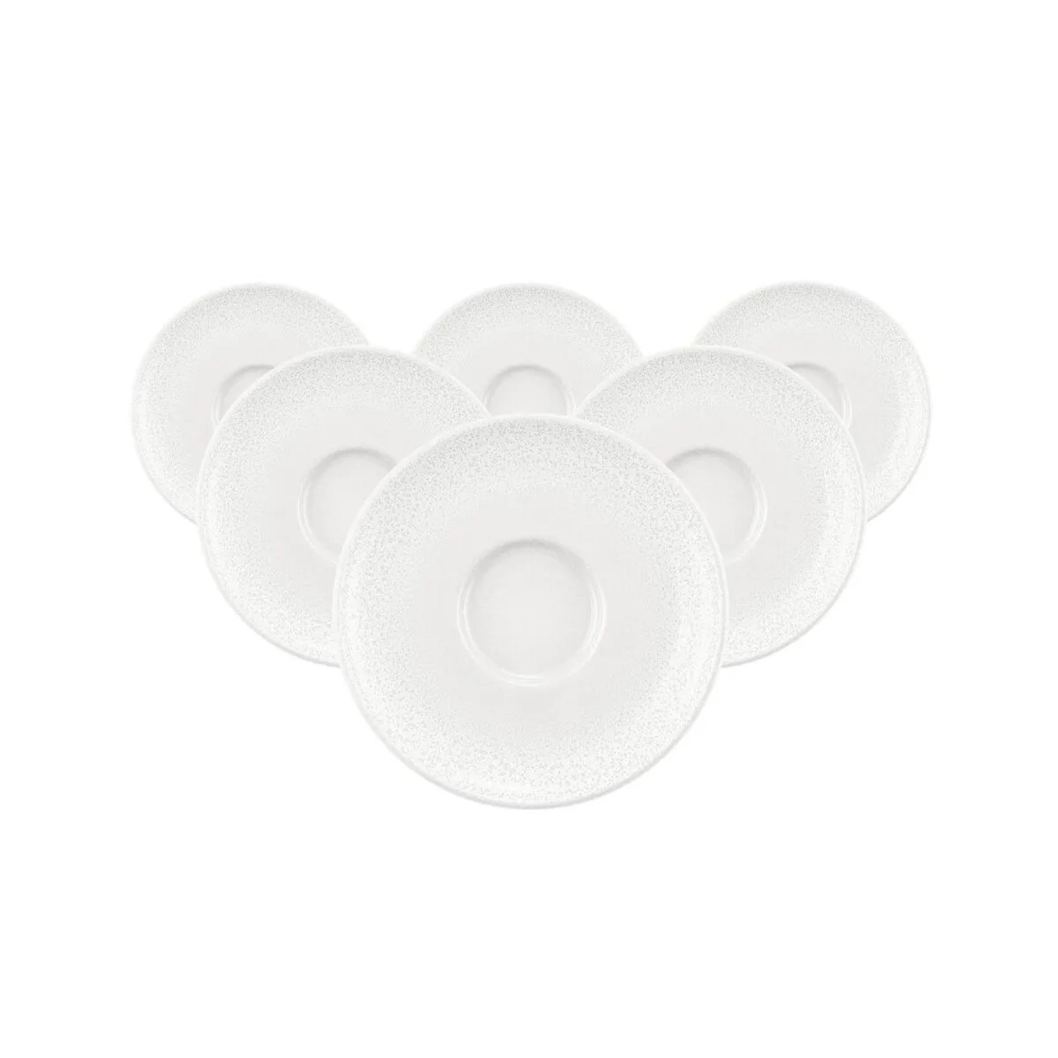 Seltmann Weiden Sento Home Espressountertasse 12 cm 6er Set Aura White