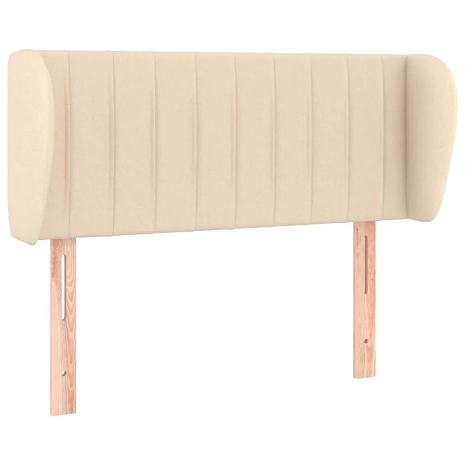 vidaXL Kopfteil mit Ohren Creme 103x23x78/88 cm Stoff 3117377