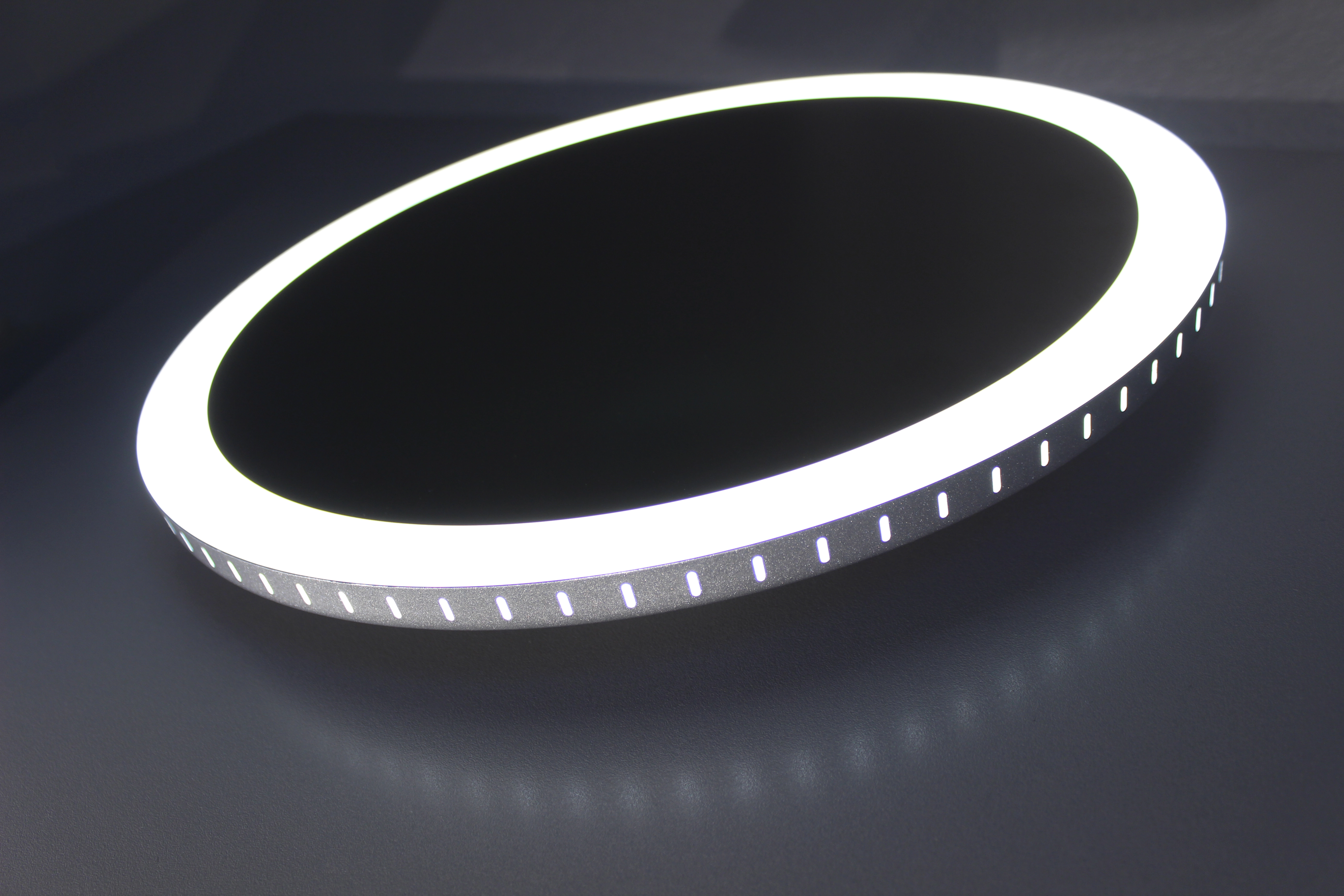 (0) Design 40 Silber LED-Deckenleuchte Luce Moon cm