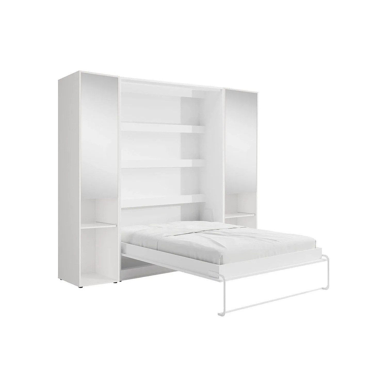Vente-unique Schrankbett Rapili Weiß 279 cm