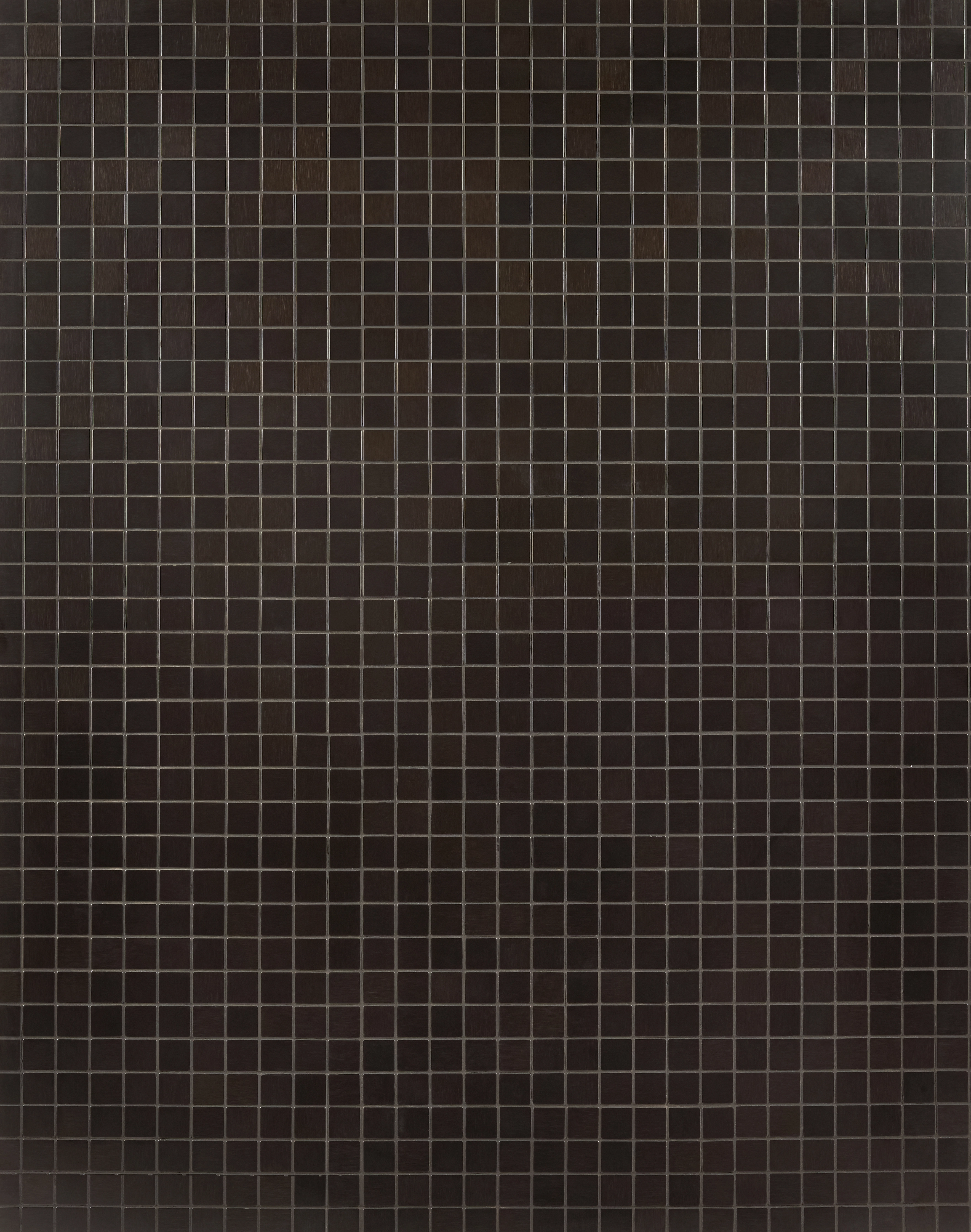 Mosaikmatte selbstklebend Alu gebürstet Schwarz 29 cm x 29 cm/ 30