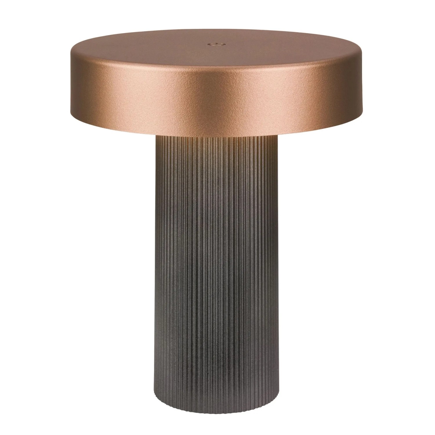 Brilo Akku-Tischleuchte Bito Dimmbar Touch Anthrazit-Bronze Metallic