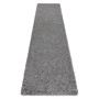 Grauer RugsX Soffi Shaggy-Teppich, 70x200cm, mit langem, weichem Flor. Rechteckiger Läufer.