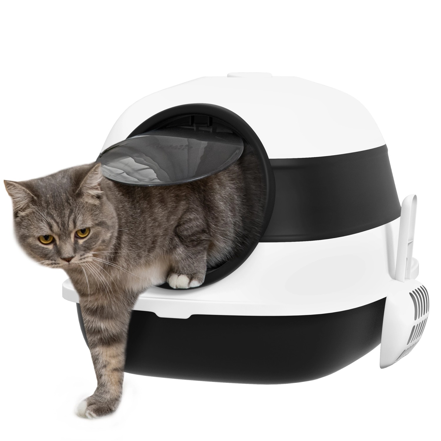 PawHut Katzentoilette mit Deckel 52x41x38 cm günstig online kaufen