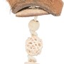 Trixie Vogelspielzeug aus Kokos, Rattan und Lavastein, 35 cm lang.
