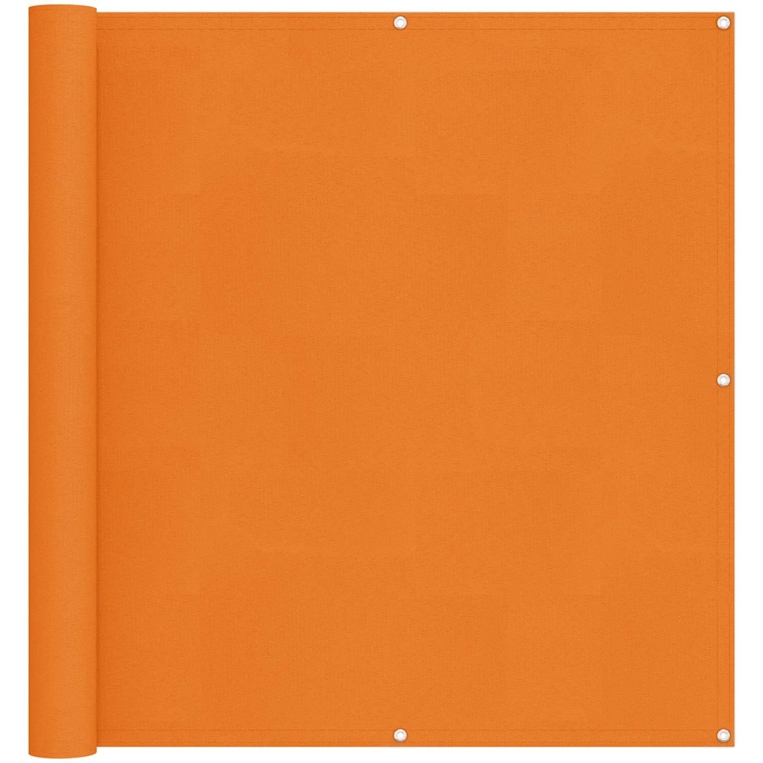 vidaXL Balkonsichtschutz Orange 110 x 700 cm Oxford-Stoff 42030842