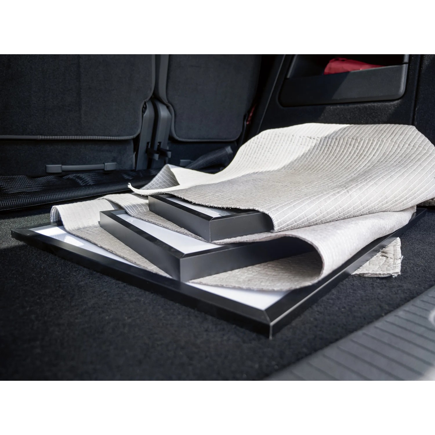 Graue Packdecke Premium 150x200 cm zum Schutz beim Umzug oder Transport.