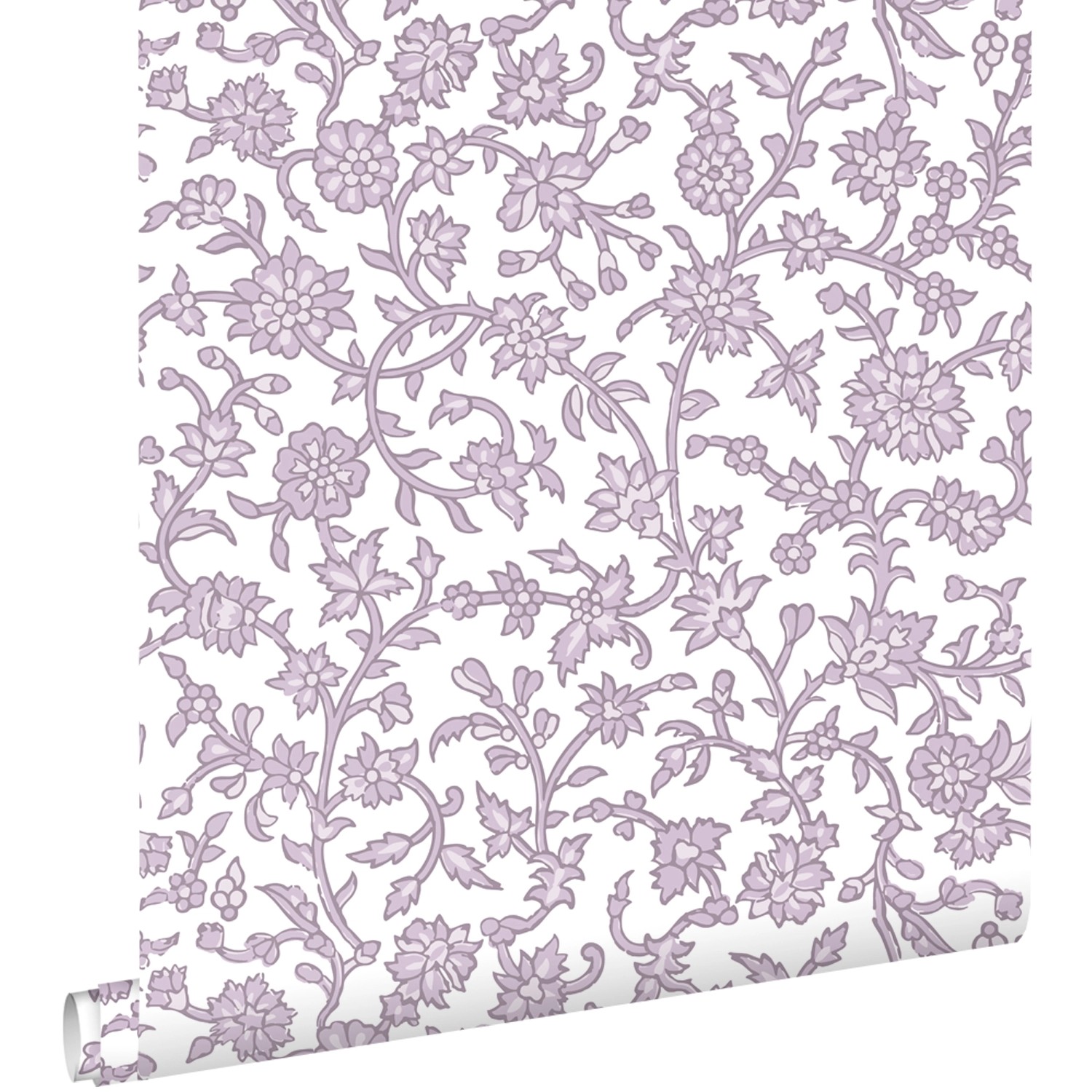 ESTAhome Tapete Blumenmuster Violett 50 x 900 cm günstig online kaufen