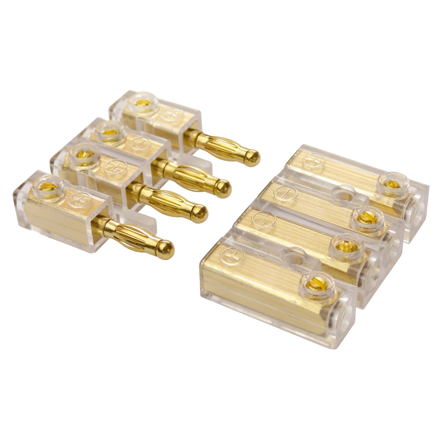 Thumbnail - Rockwood Bananenstecker 4-Fach Vergoldet