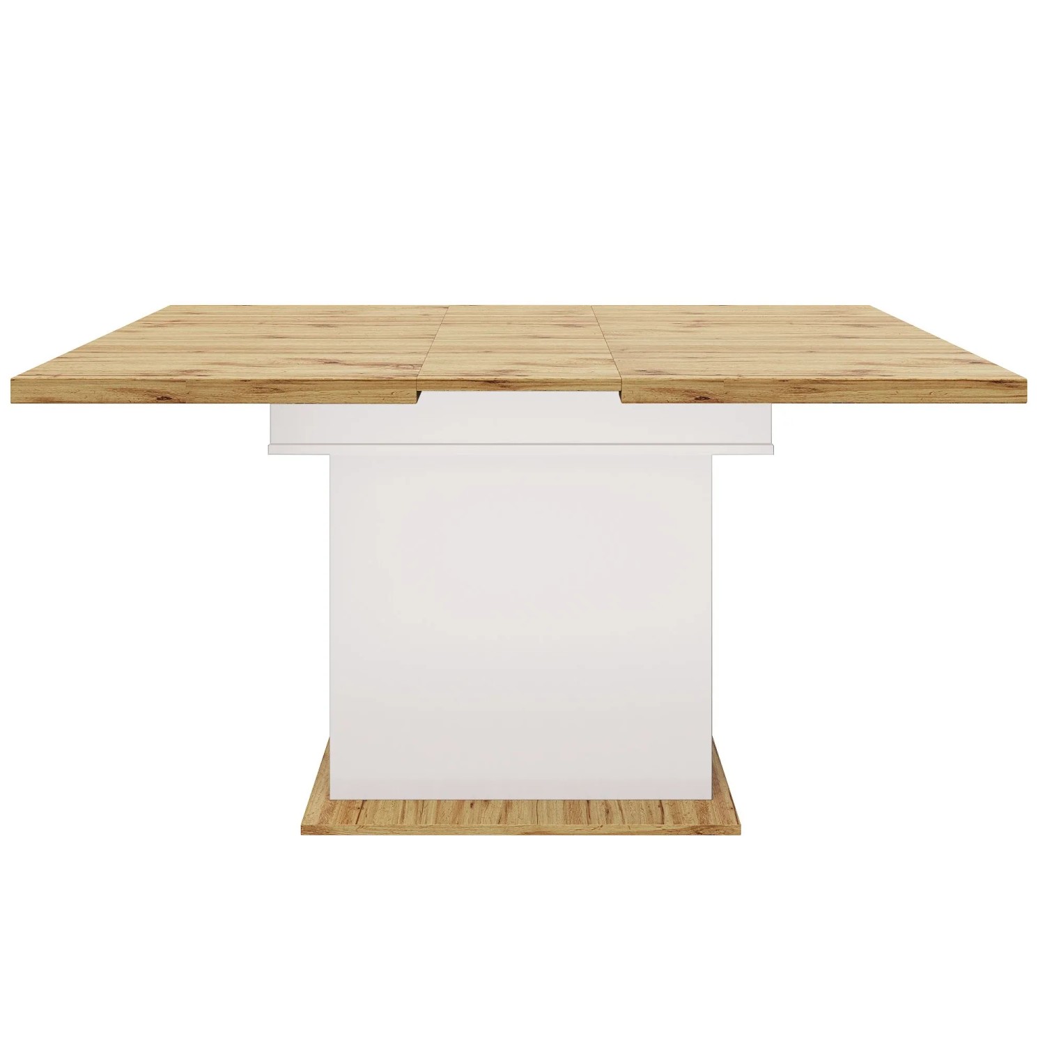Okwish Esstisch Klappbarer/Ausziehbarer Küchentisch Für 4-6 140 × 80 Cm Weiß