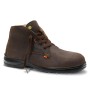 Brauner ELTEN NIKOLAS XXB Mid Sicherheitsschnürstiefel aus Rindleder mit Stahlkappe, S3S ESD.