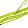 Neongelbe Heim Hunde-Suchleine aus BioThane, 10 m lang, mit Handschlaufe und Karabiner.