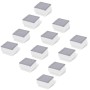 vidaXL LED Bodeneinbaustrahler Außen 12 Stk 100x100x68 mm 272494