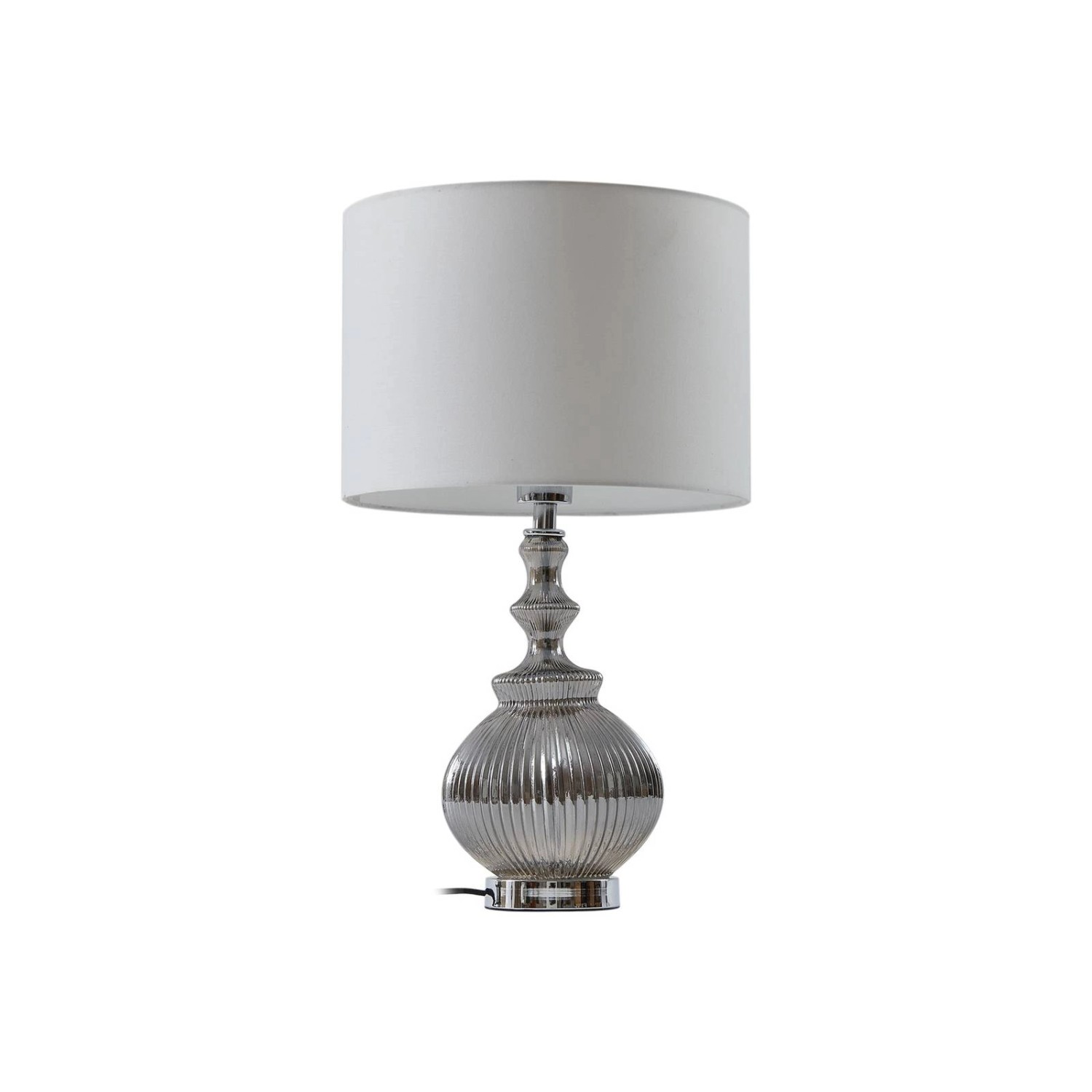 Lindby Tischlampe Loraine 10031322 Skandinavisch in Weiß aus Textil 1-flamm günstig online kaufen