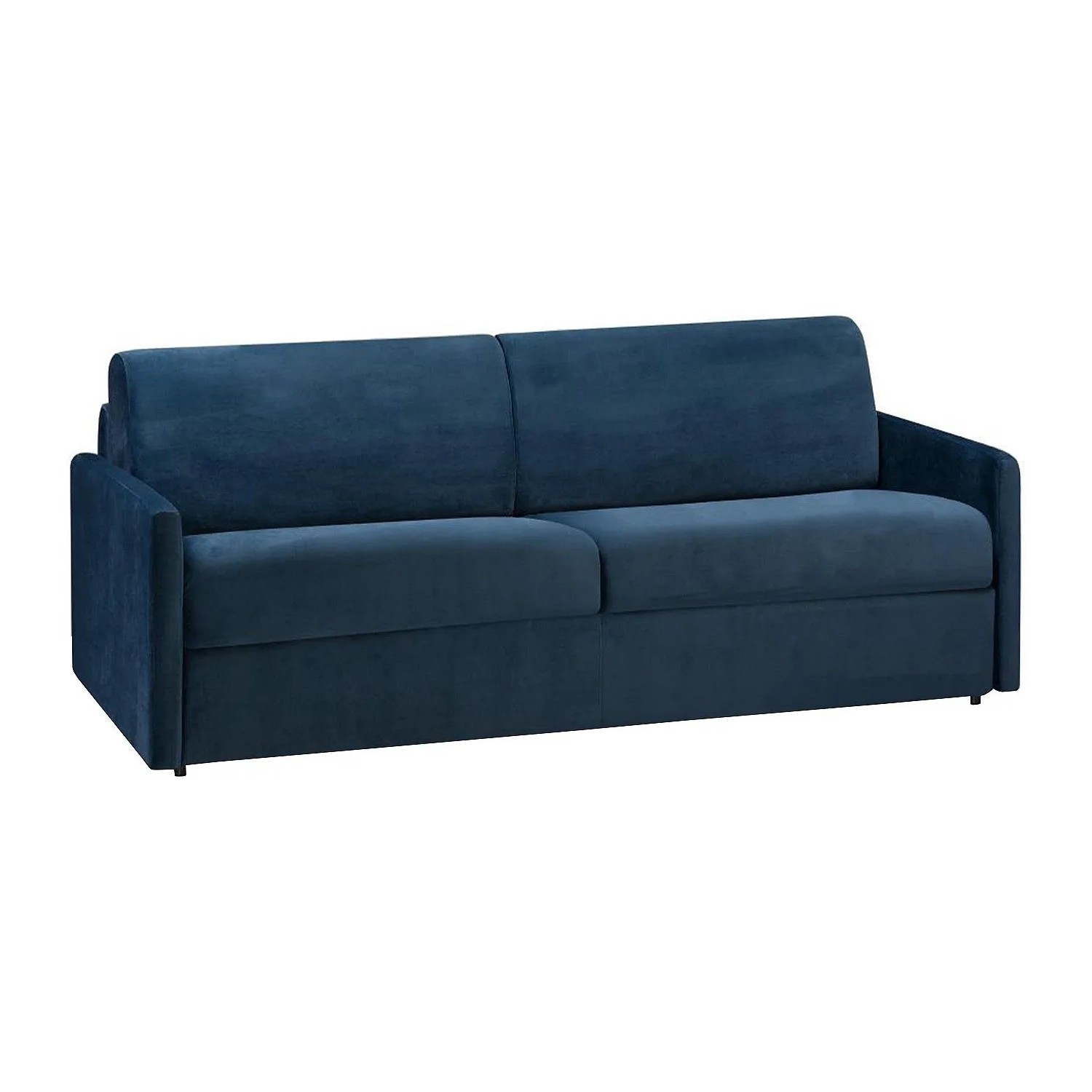 Vente-unique Schlafsofa Calife Marineblau 190 cm