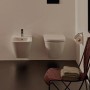 Ideal Standard i.life S Wand-Bidet in Weiß mit Hahnloch und Überlauf.