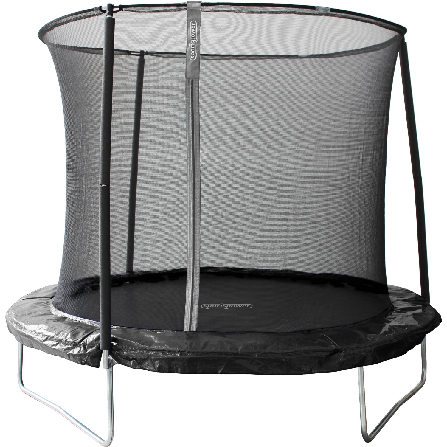 Sportspower Trampolin Ø 244 cm Schwarz