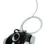 Interline Poolroboter Jellyfish 5220: Schwarzer Poolreiniger mit Kabel und weißem Filter.