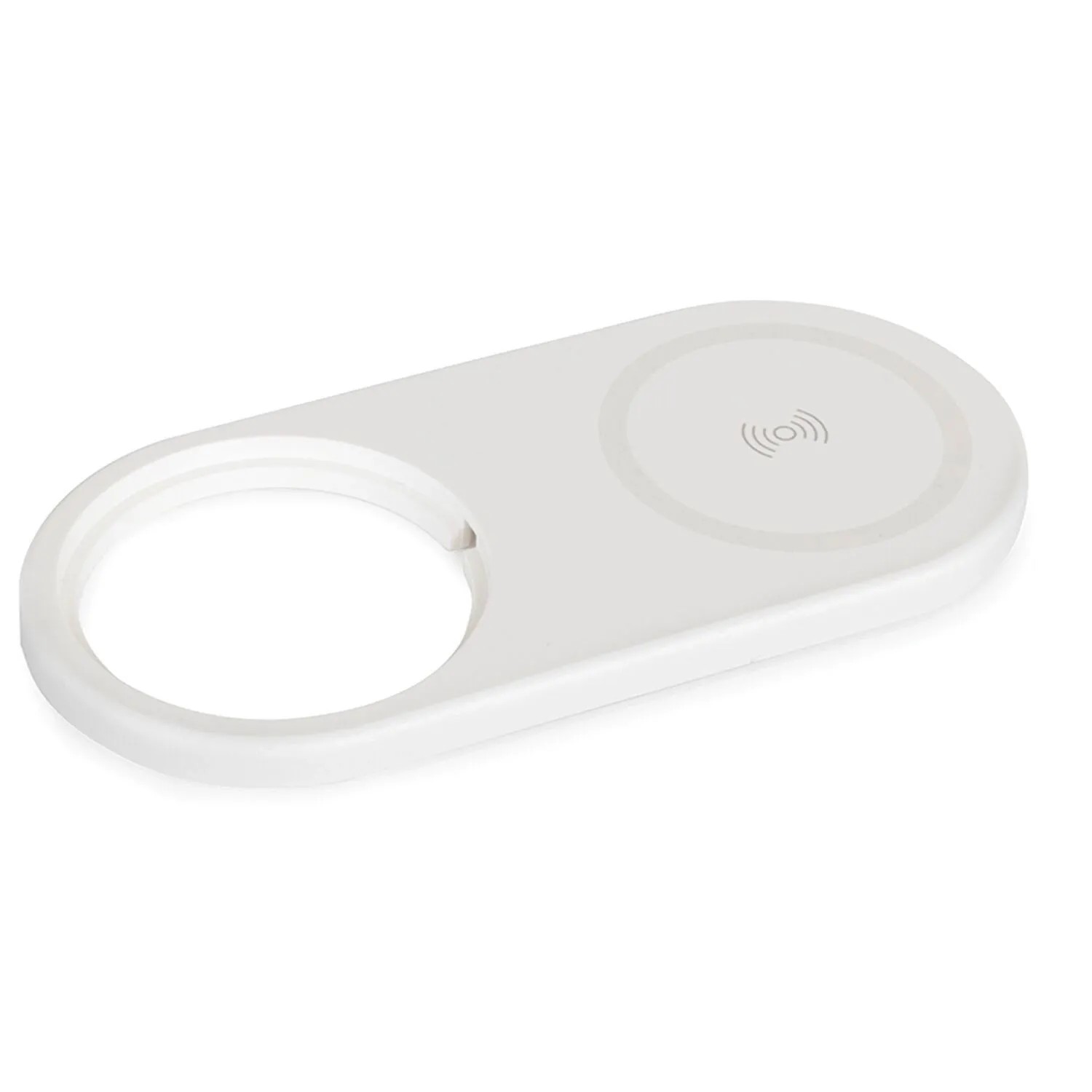 Evoline One Disq Wireless Charger mit Aufnahme für One Einbausteckdose  Weiß
