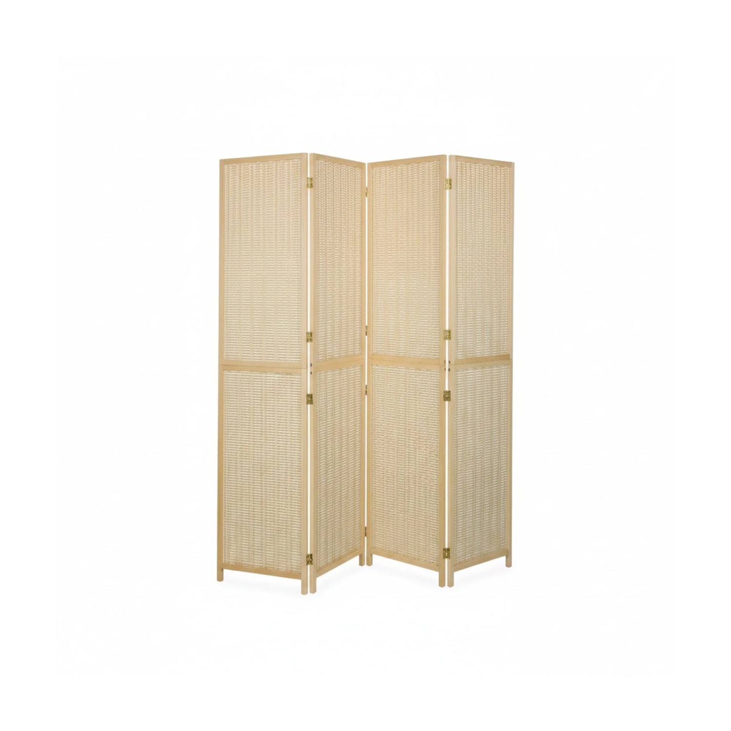 Relaxdays Paravent Bambus Natur 4-teilig 180 cm x 182 cm x 2 cm 6,7 kg
