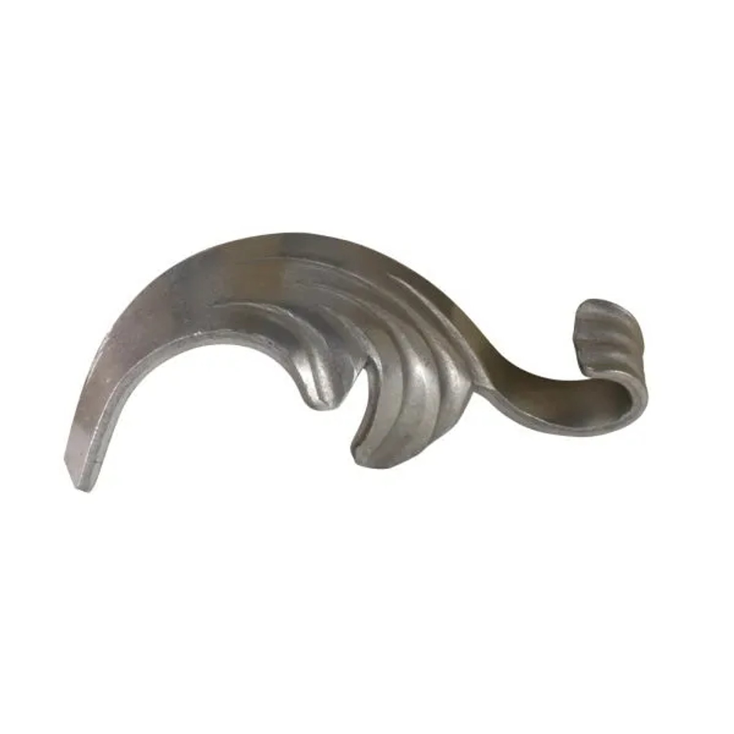 FeNau Schwerbarockblatt Stahl Roh 3 mm 40 X 94 mm Rechts