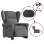 vidaXL Relaxsessel mit Aufstehhilfe Elektrisch Dunkelgrau Stoff 3303395_8