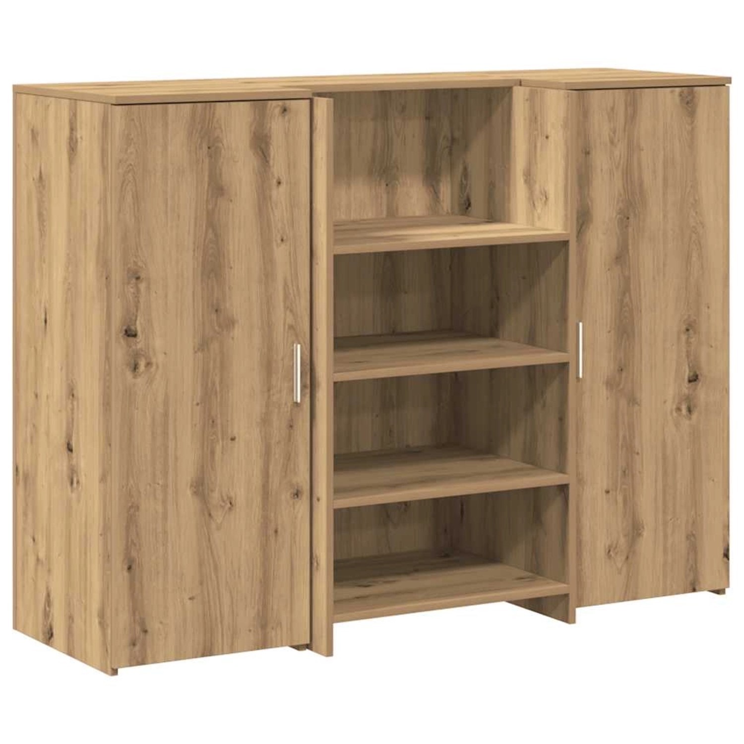vidaXL Empfangstheke Artisan-Eiche 135x50x103,5 cm Holzwerkstoff 3324195 günstig online kaufen