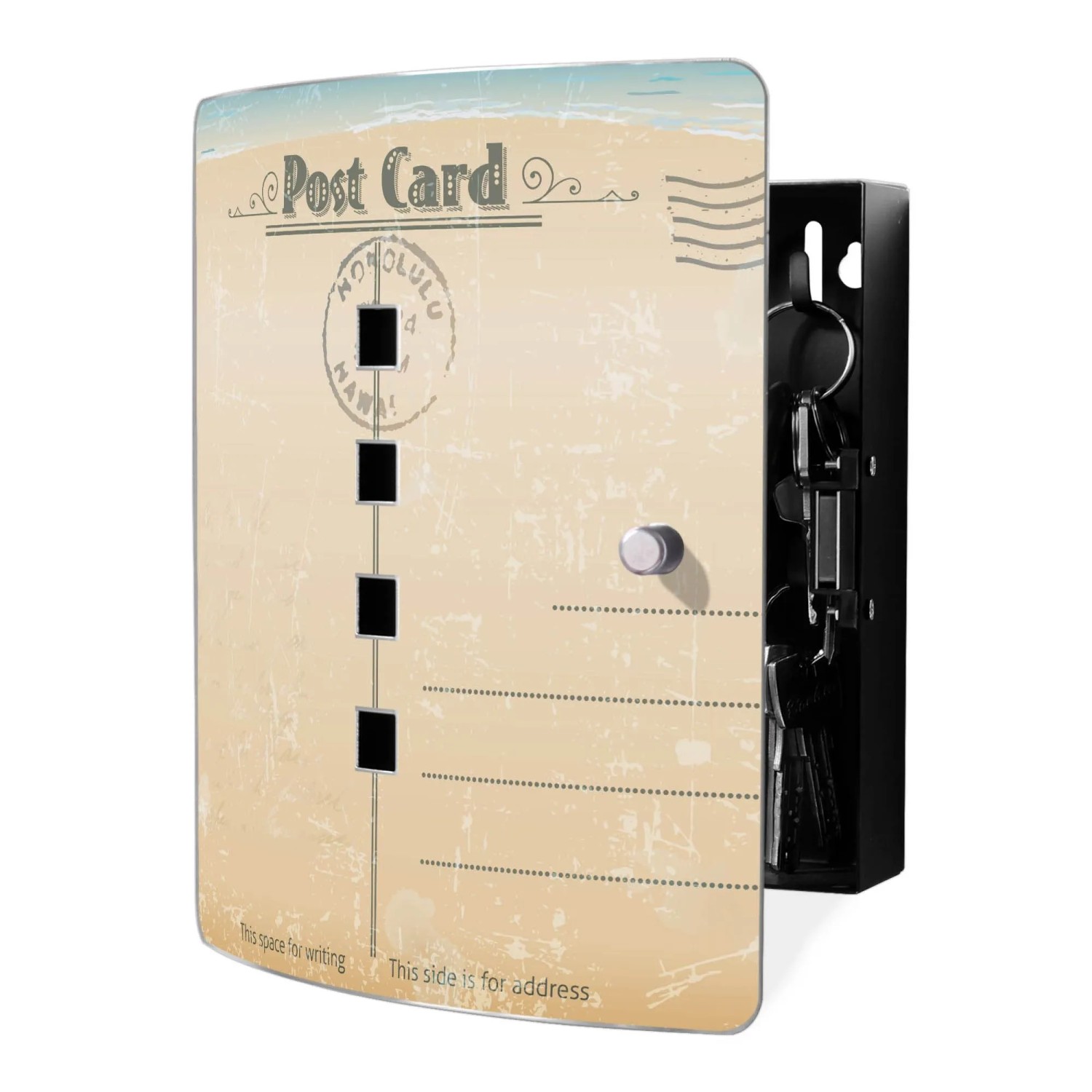 Banjado Design Schlüsselkasten Aus Edelstahl Für 10 Schlüssel 24x21,5x7cm M günstig online kaufen