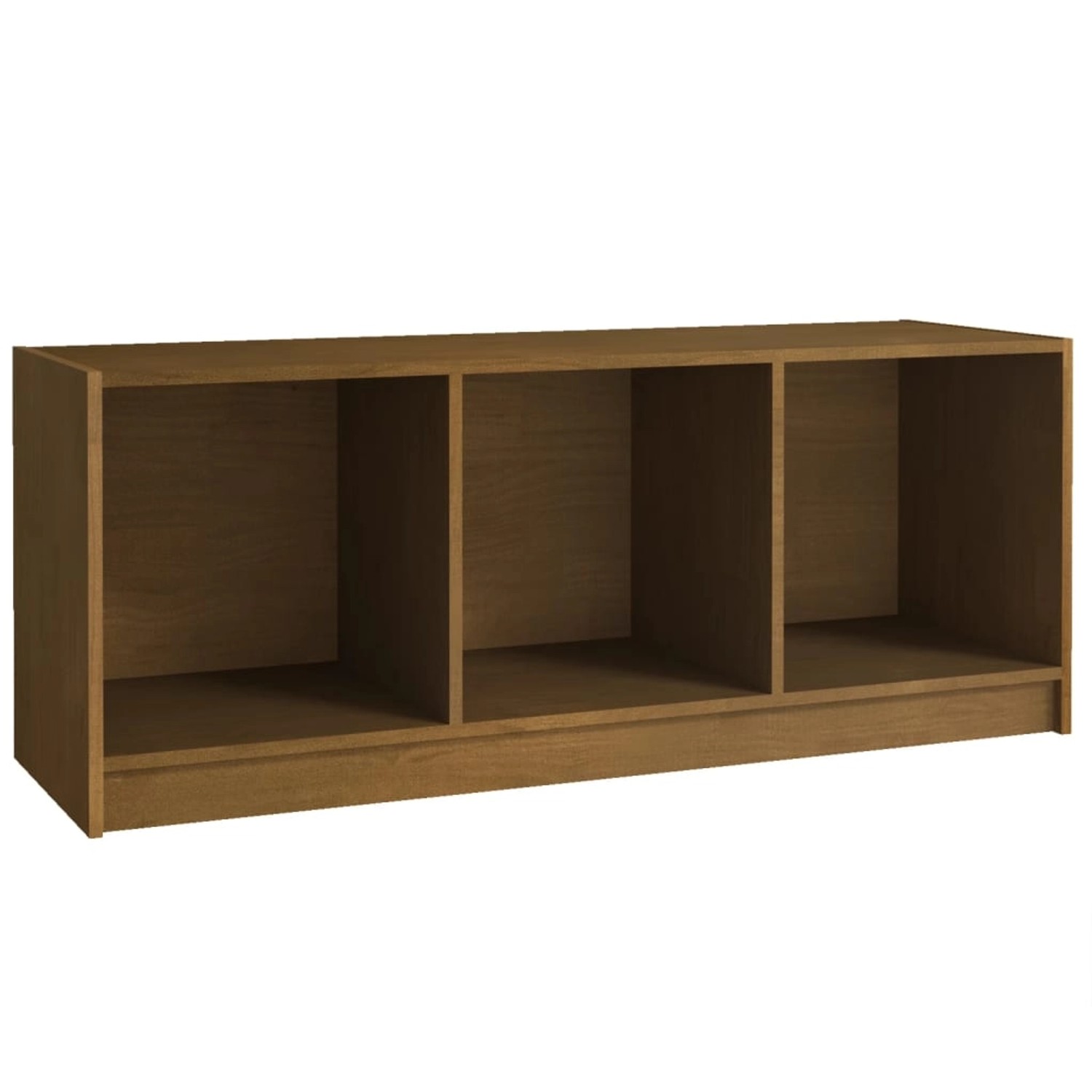 Tv-schrank Honigbraun 104x33x41 Cm Massivholz Kiefer günstig online kaufen