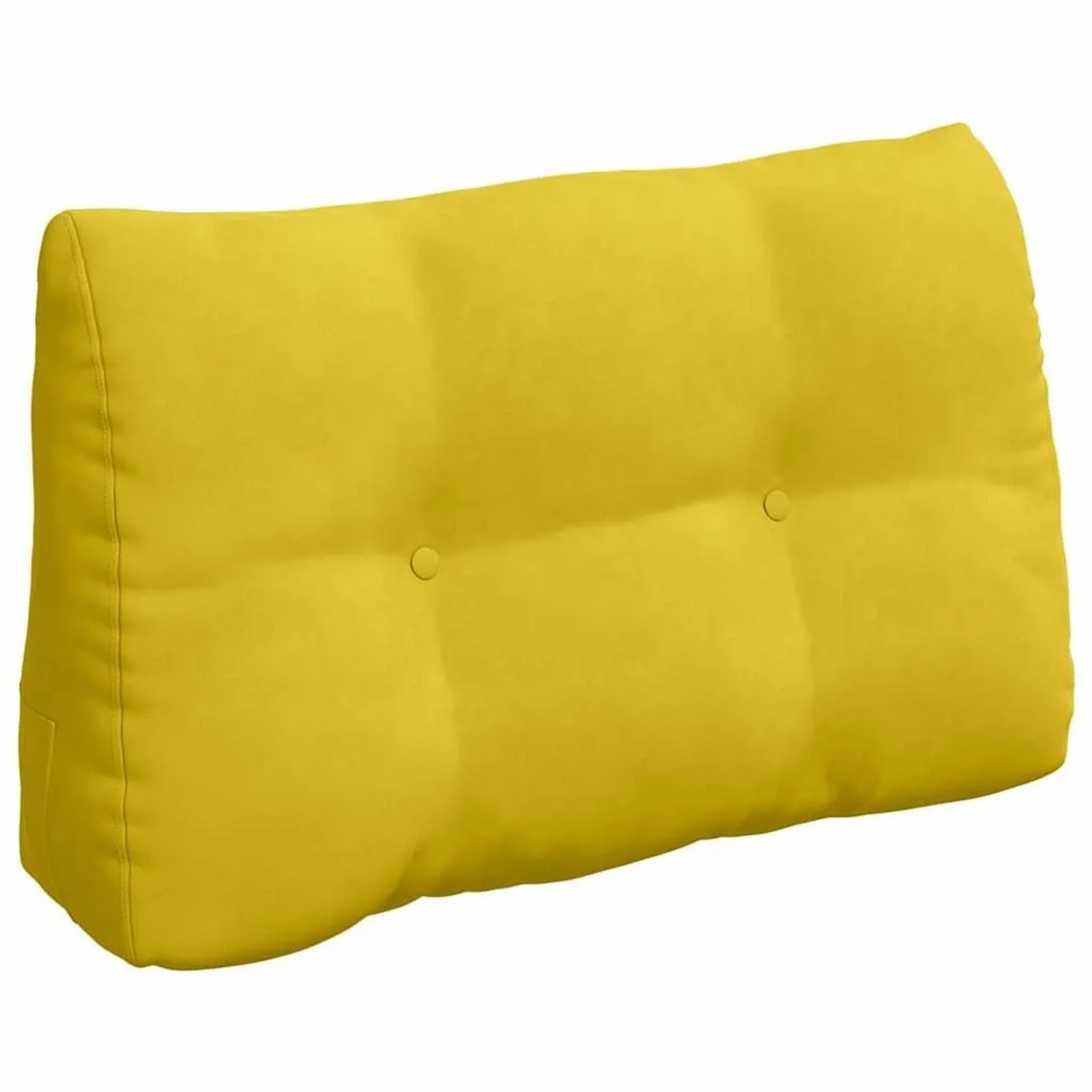 vidaXL Rückenkissen Gelb 80 x 24 x 50 cm Samt 42014436
