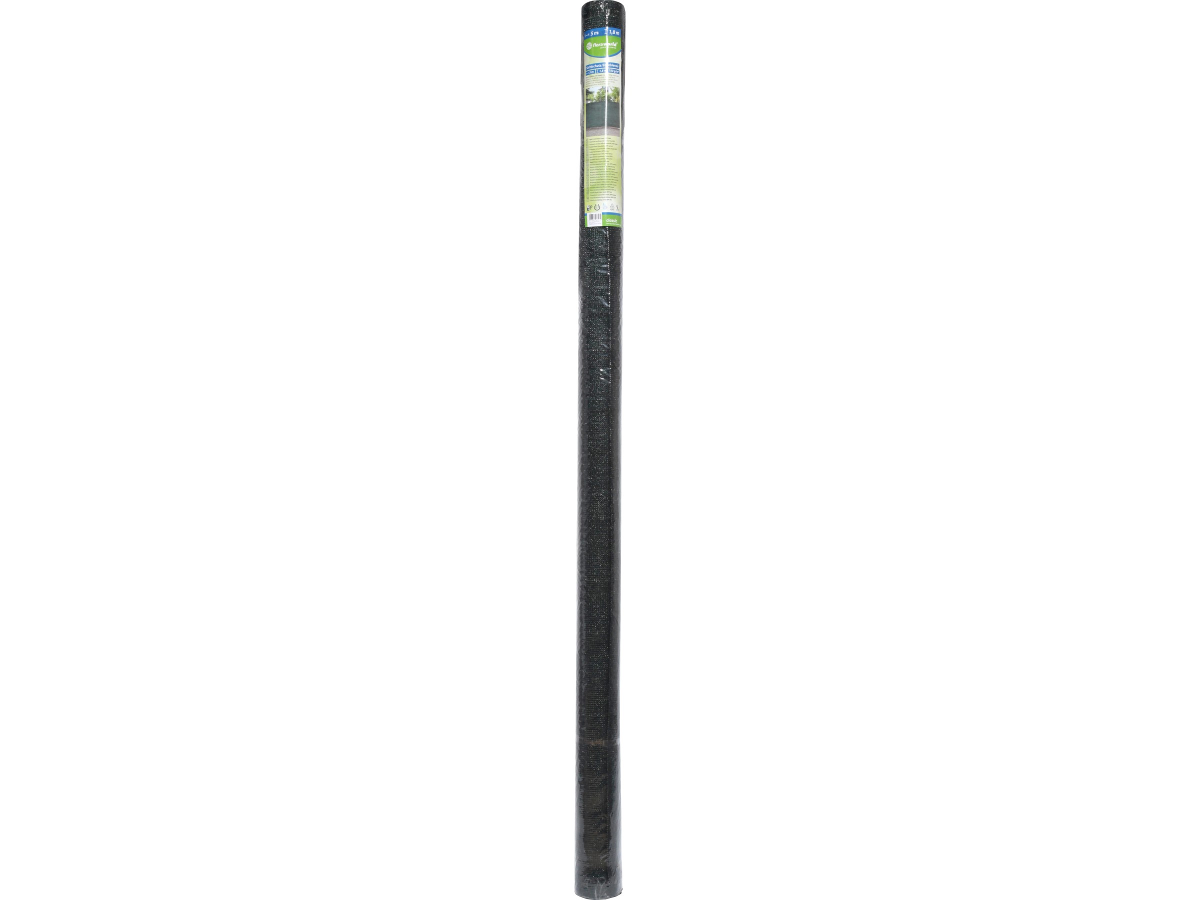 IDMarket Sichtschutz 1,8 X 10 M, Schwarz, 300 G/m² – Blickdicht, Wetterfest Für Garten & Balkon