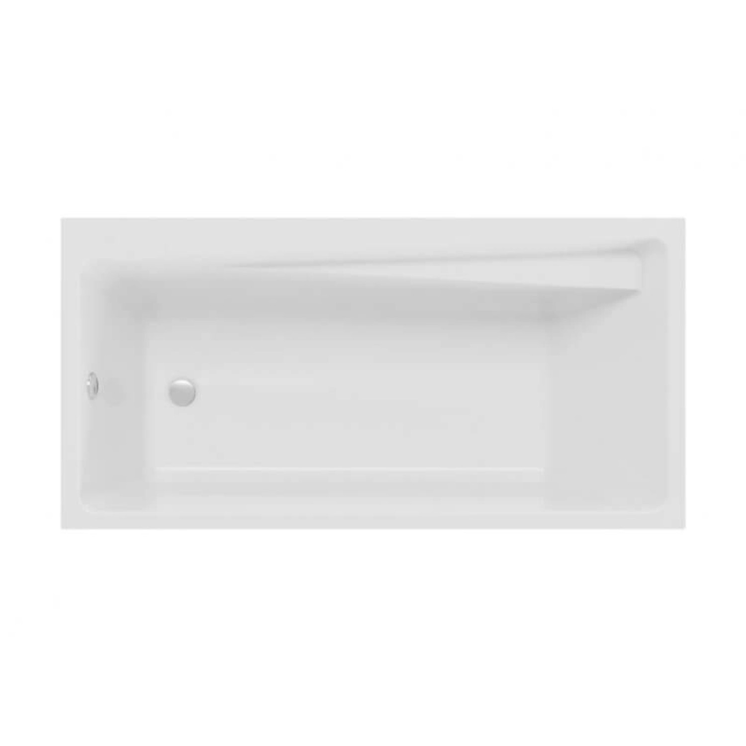 Bad Land Badewanne Rechteck ELZA 170x75 Ablauf Füße