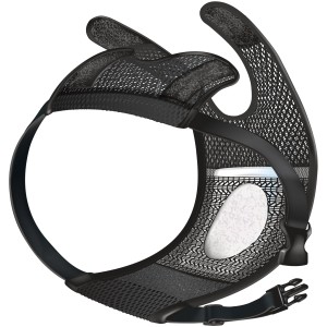 Schwarzes Trixie Schutzhöschen Comfort aus Mesh, Größe XL für Hunde, mit Klettverschluss.