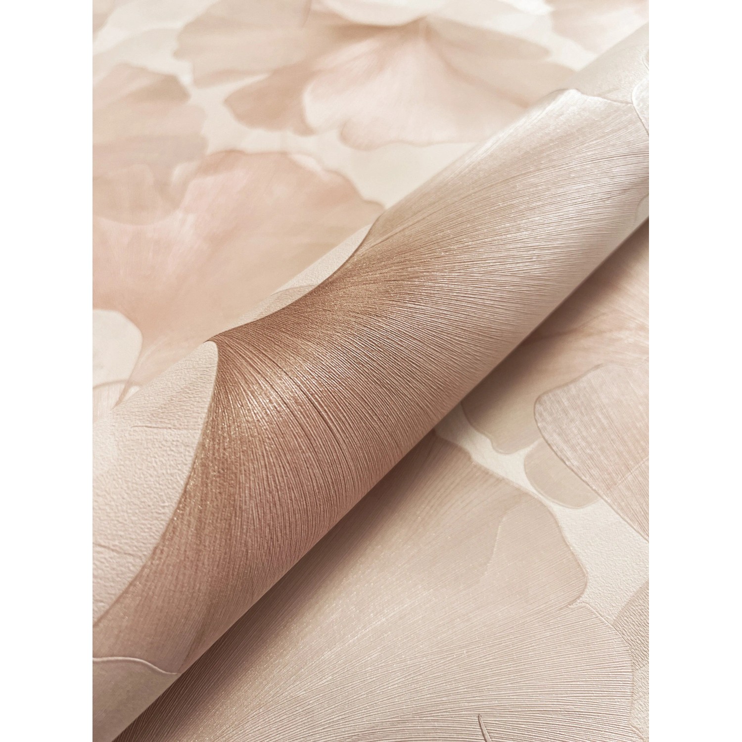 Newroom Vliestapete Druina Rosa Blumen Natur Strukturiert FSC® günstig online kaufen