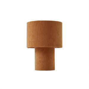 Lindby Tischlampe Jone Modern in Braun aus Textil 1-flammig E27 Wohnzimmerleuchte