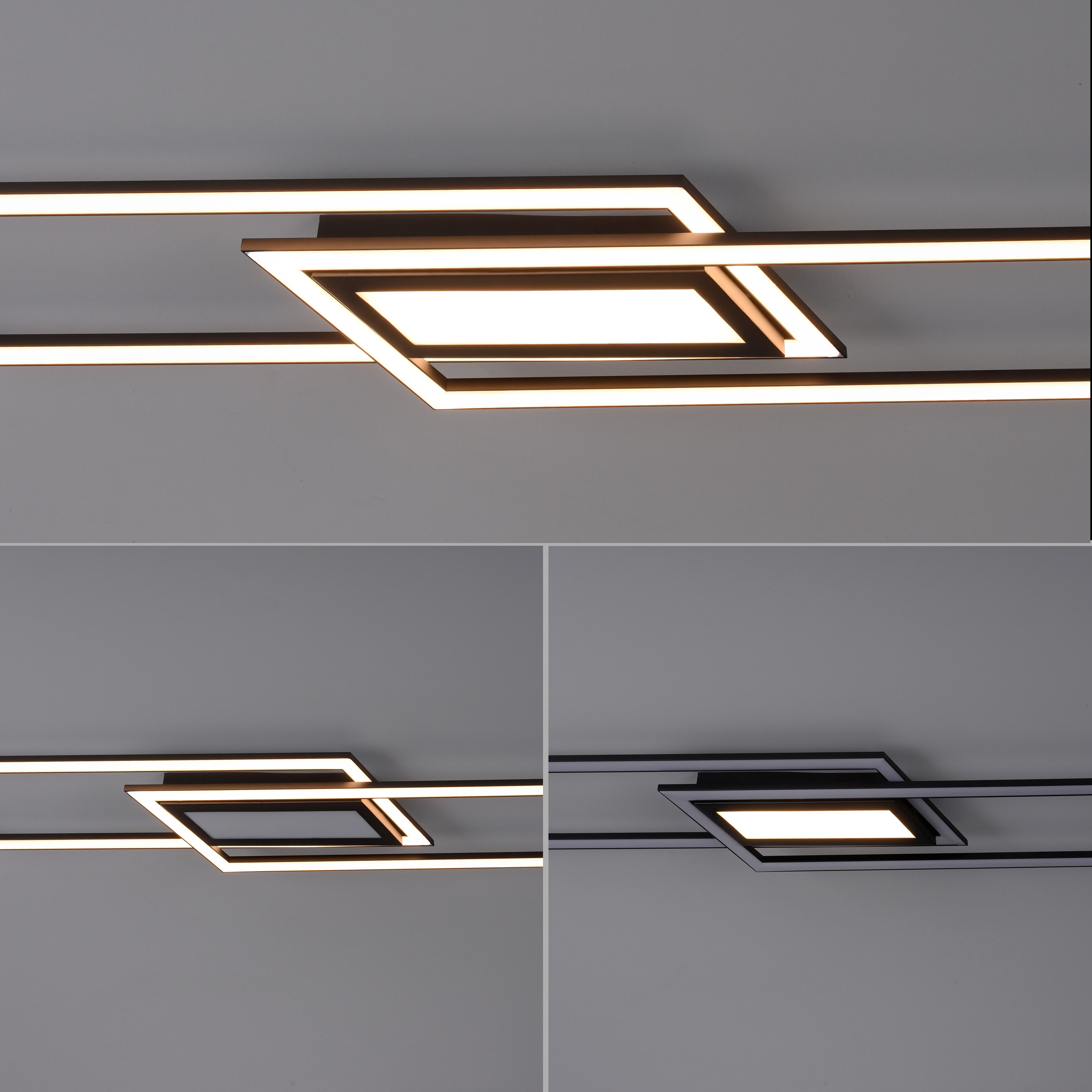 Just Light. LED-Deckenleuchte Asmin 100 cm x 17,9 cm kaufen bei OBI | Deckenlampen