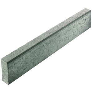 Grauer Tiefbordstein (8x20x100 cm) zur Beet- und Flächeneinfassung.
