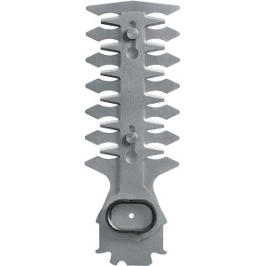 Bosch Ersatz-Strauchscherenmesser für EasyShear, silbernes Metall, Detailaufnahme.