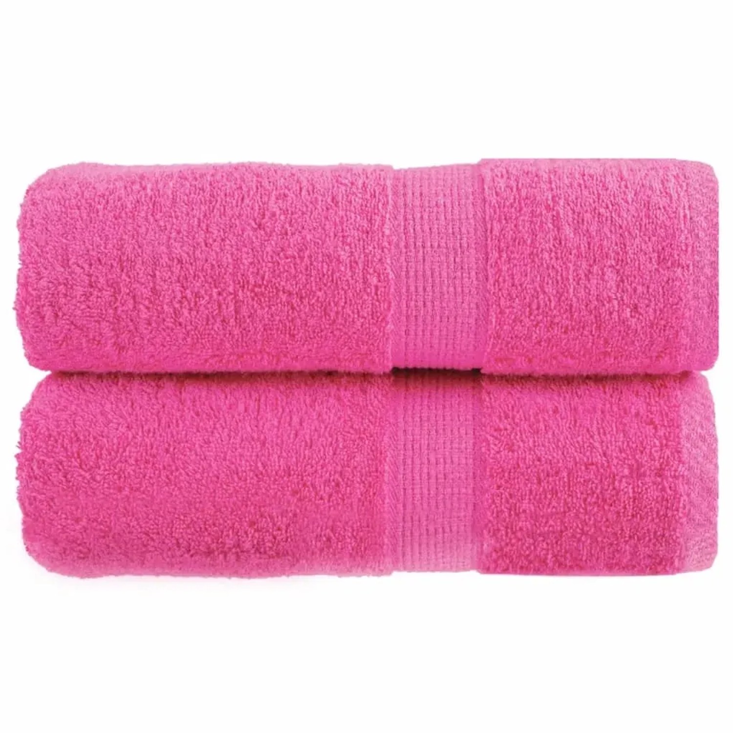 vidaXL Premium-Seiftücher 2 Stk Rosa 30x30 cm 600 g/m2 Baumwolle