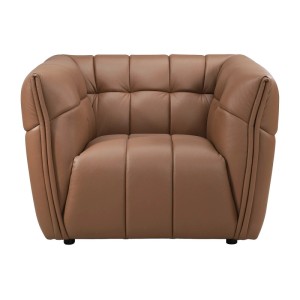 Vente-unique Sessel Mit Gerader Rückenlehne Dugori Camel 106.5 cm