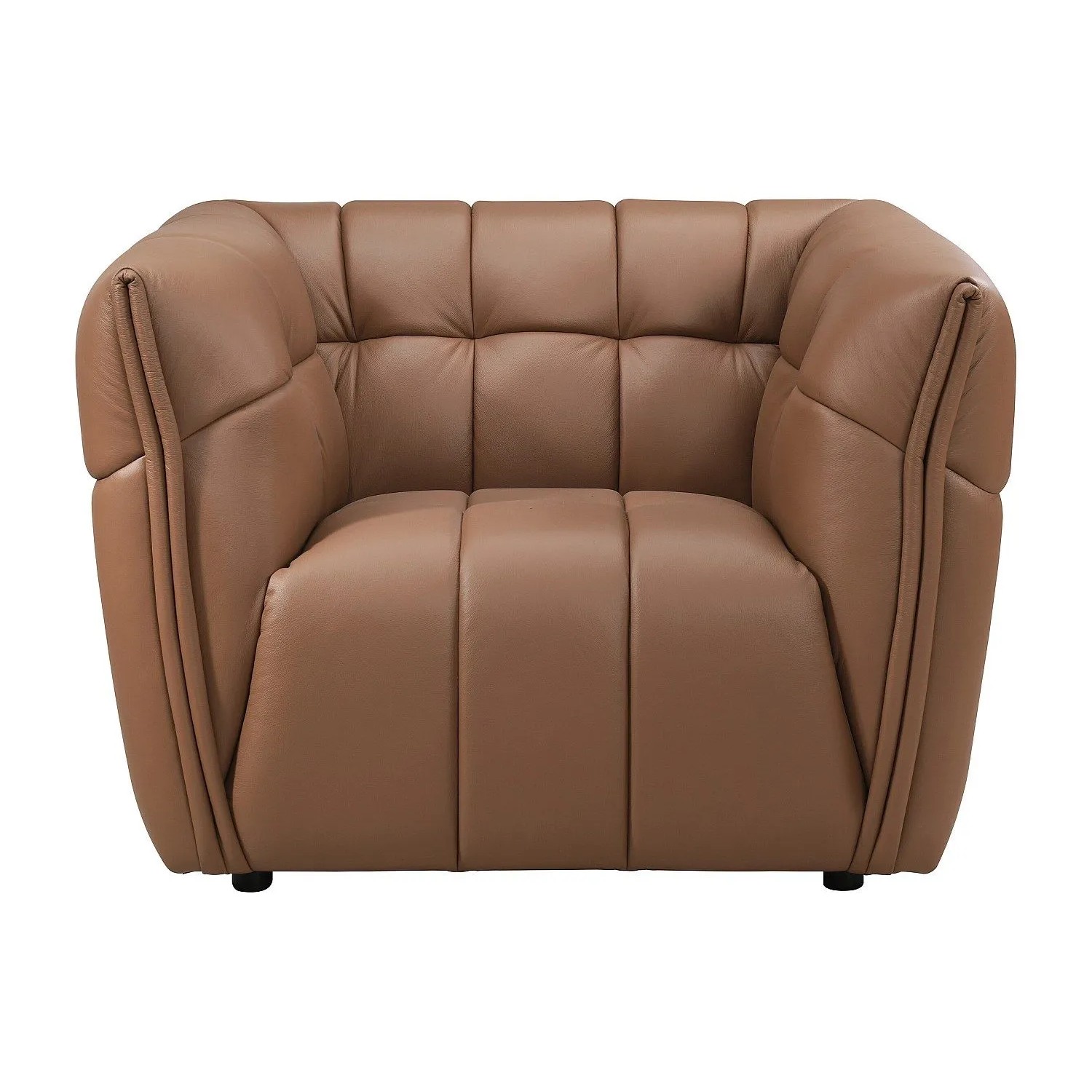Vente-unique Sessel Mit Gerader Rückenlehne Dugori Camel 106.5 cm